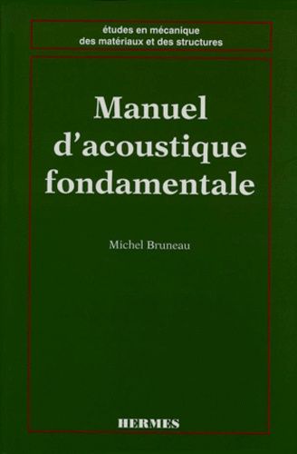 Manuel D'acoustique Fondamentale