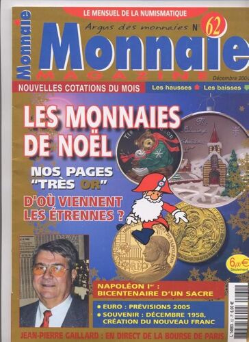 Monnaie Magazine  N° 62 : Les Monnaies De Noel