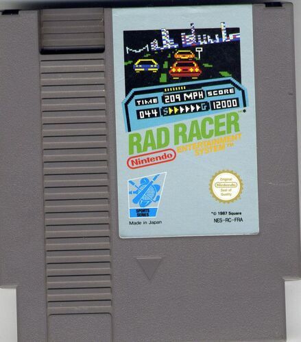Rad Racer Nes Nintendo Nes