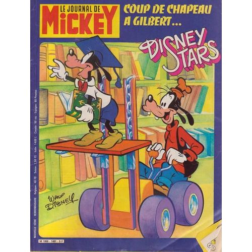 Le Journal De Mickey N° 1491 : Coup De Capeau A Gilbert