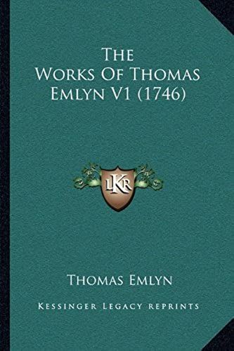 The Works Of Thomas Emlyn V1 (1746)