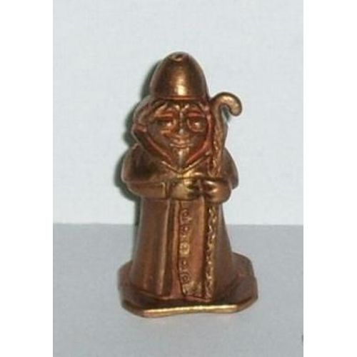 Kinder Métal - Série Le Vieux Chateau (Old Castle / Die Alte Burg) - L'évêque 'bischof' (Chiffre 4 Sous Le Socle), Sans Son Décor