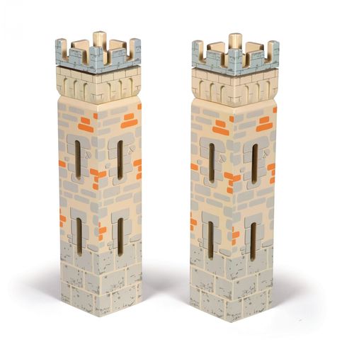 Medieval Et Fantastiques Set 2 Château Du Maître Des Armes (2 Petites Tours)