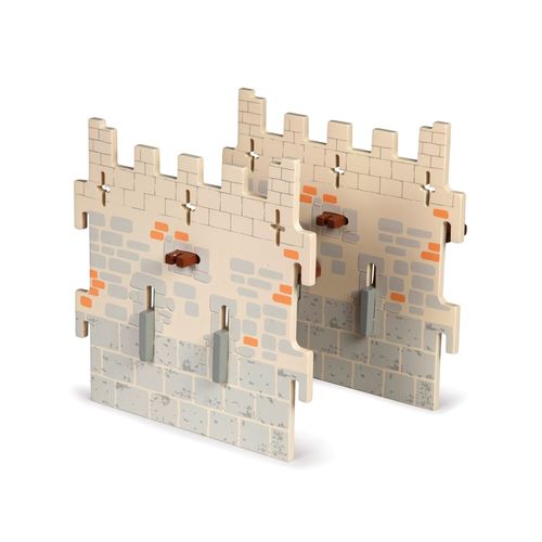 Medieval Et Fantastiques Set 5 Château Du Maître Des Armes (2 Murs Intermédiaires)