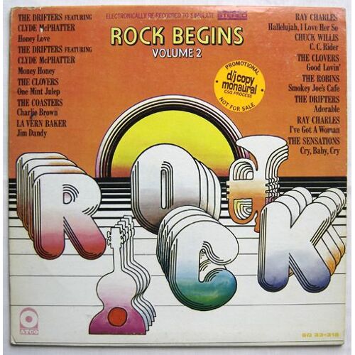 Rock Begins Vol. 2 (Lp Promotionnel D/J Copy Mono, Pressage Usa, 12 Titres)