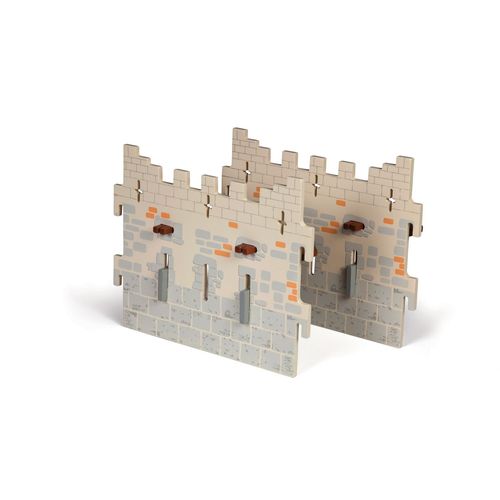 Medieval Et Fantastiques Set 4 Château Du Maître Des Armes (2 Grands Murs)