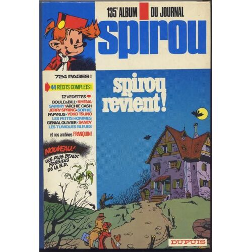 Album Du Journal Spirou N° 135    ----