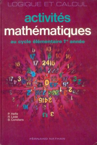 Activités Mathématiques - Au Cycle Élémentaire 1; Année