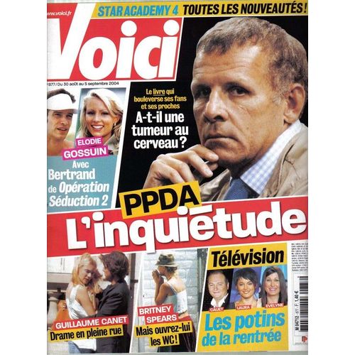 Voici  N° 877 : Patrick Poivre D'arvor, Elodie Gossuin, Guillaume Canet, Britney Spears, Marie Gillain, Sophie Thalmann