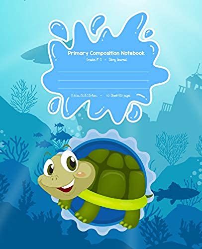 Primary Composition Notebook: Wide Ruled Writing Book Journal For Students And Teachers - (7.5 X 9.25) 160 Pages