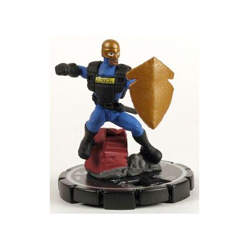 Heroclix ( Dc Heroclix ) - Guardian : Collateral Damage #086 / 47 Points - Unique (Cercle Argent Sur Le Socle)
