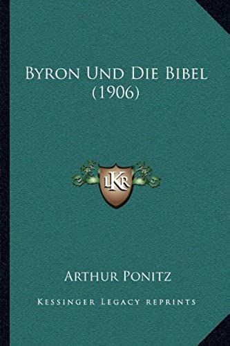 Byron Und Die Bibel (1906)