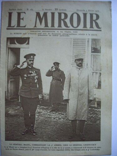 Le Miroir N 167 Dimanche 4 Fevrier 1917
