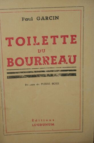 Toilette Du Bourreau.