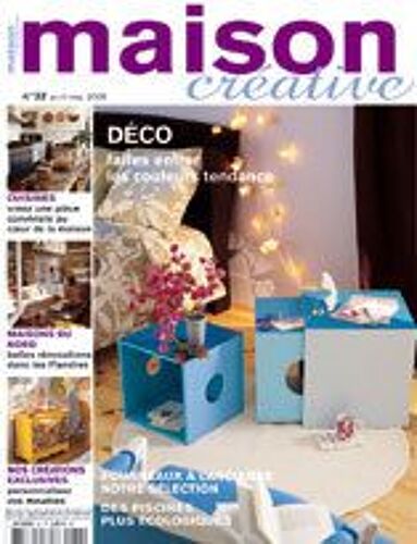Maison Créative  N° 32 : Deco Faites Entrer Les Couleurs Tendance