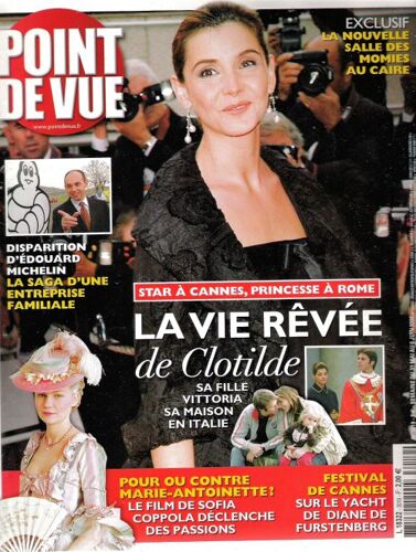 Point De Vue  N° 3019 : Star À Cannes, Princesse À Rome