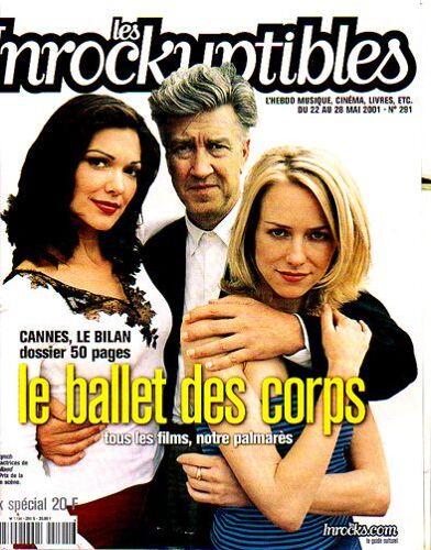 Les Inrockuptibles  N° 291 : Cannes 2001 Le Bilan / Lift To Experience / M. Herbert / Terry Callier / Théo Hakola / + Supplément "Festival Agora"