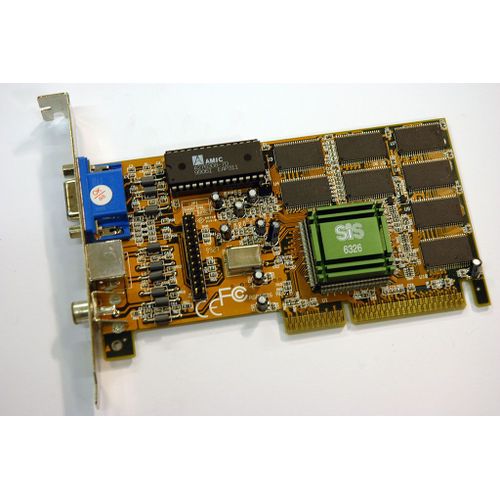 Carte vidéo SIS 6326 AGP 4Mo