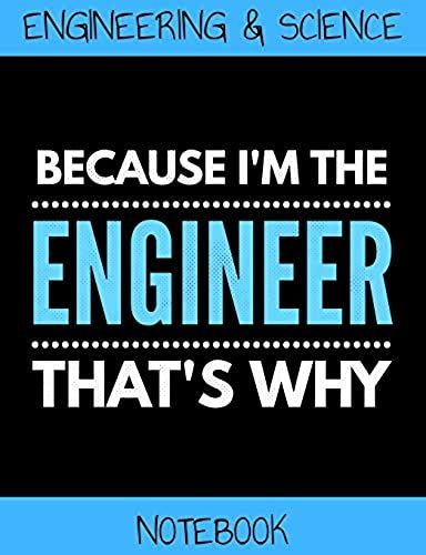 Engineering & Science Notebook: Composition Book For Engineers Or Engineering Students (100 Pages Half Squared 4x4 Graph Paper Half Wide Ruled Lined P
