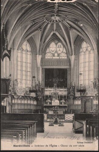 Hardivillers -Intérieur De L'eglise - Choeur Du Xvie Siècle
