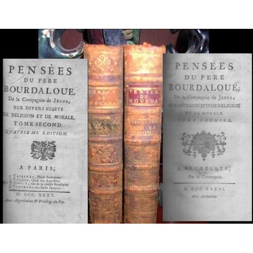 Pensées Du Père Bourdaloue
