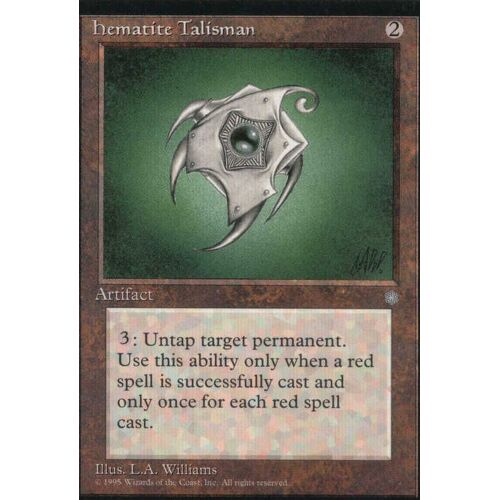 Hematite Talisman - Ice Age - Vo
