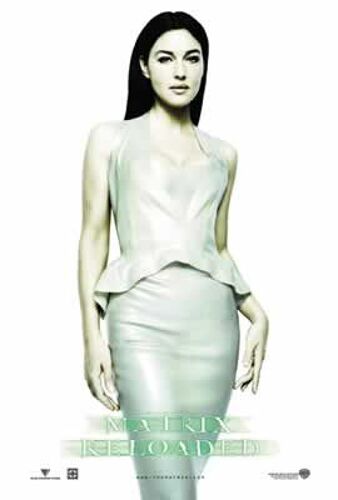 Matrix - Reloaded - Monica Belucci - Affiche / Poster Envoi En Tube