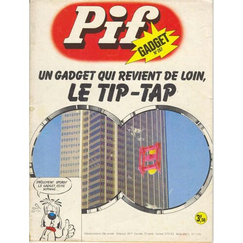 Pif Gadget N° 267 : Un Gadget Qui Revient De Loin