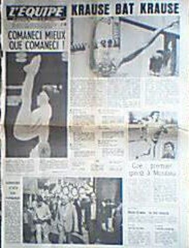 L'equipe  N° 10632 : Comaneci / Krause