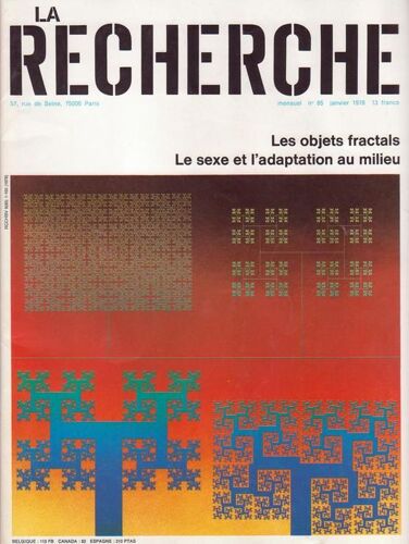 La Recherche  N° 85 : Les Objets Fractals + Le Sexe Et L'adaptation Au Milieu + Les Microprocesseurs + L'inflammation + Les Tests Cosmologiques