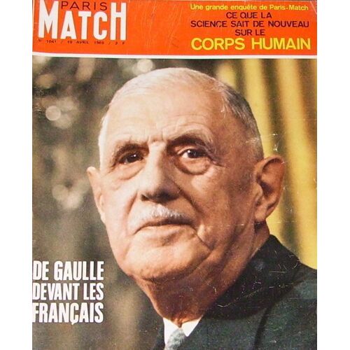 Paris Match  N° 1041 : De Gaulle Devant Les Français