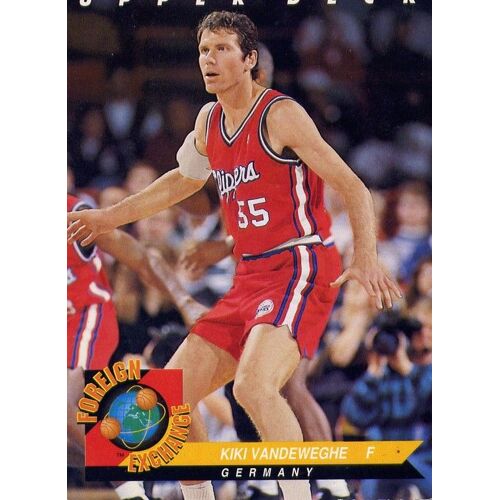 Upper Deck 92/93 Foreign Exchange Kiki Vandeweghe N°84