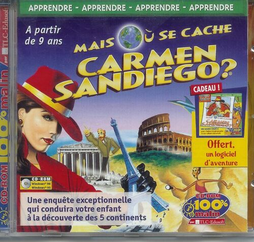 100% Heros - Carmen San Diego V1 + Mais Où Se Cache Carmen Sd Junior Pc