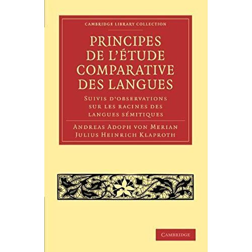 Principes De L'etude Comparative Des Langues