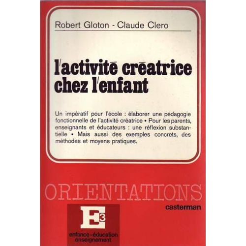 L Activite Creatrice Chez L Enfant