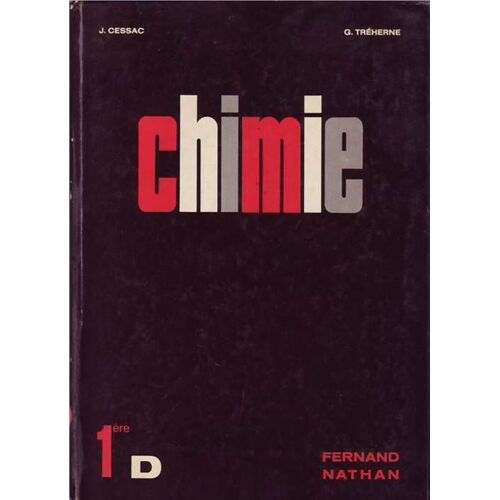 Chimie 1ère D