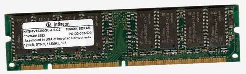 Infineon - Mémoire Vive - 128 Mo - SDRAM  Pc133