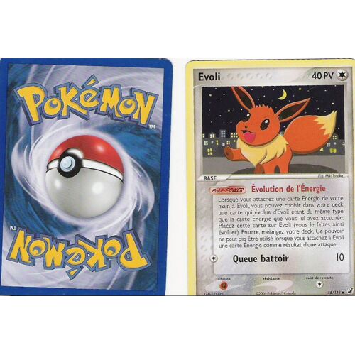 Evoli -2006-  (Pokemon) 55/115 Ex Forces Cachées 40 Pv Vf