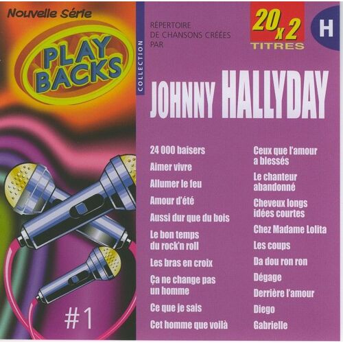 Play Backs Vol.028bis Johnny Hallyday - 20 Titres