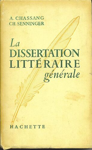 La Dissertation Littéraire Générale