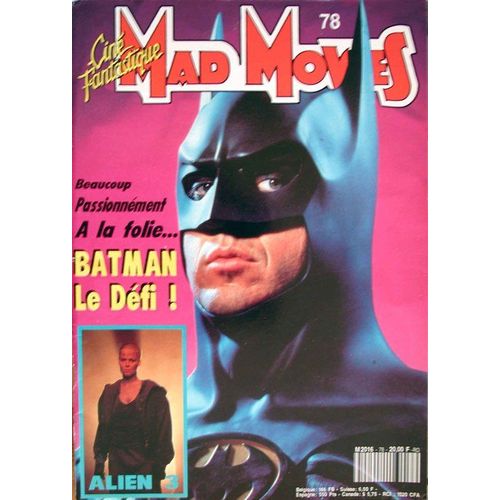 Mad Movies N° 78 : Batman Le Defi - Alien 3