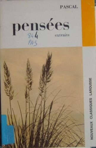 Pensées  Extraits