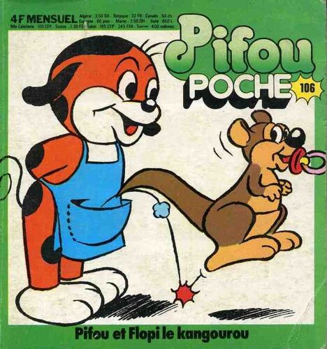 Pifou Poche N° 106 : Pifou Et Flopi Le Kangourou