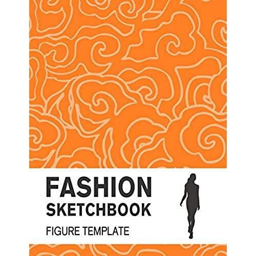 Fashion Sketchbook Figure Template: Easily Sketch Your Fashion Design With Large Figure Template