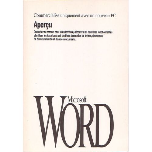 Apercu Microsoft Word