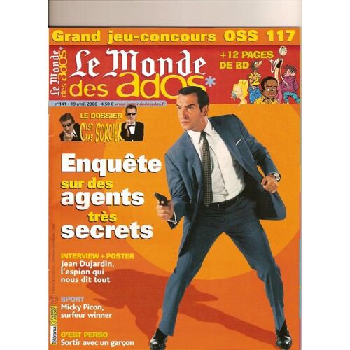 Le Monde Des Ados  N° 141 : Enquete Sur Des Agents Trés Secrets