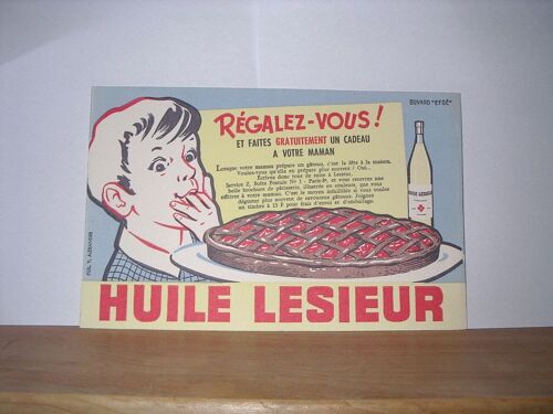 Buvard Huile Lesieur - Format 21x13