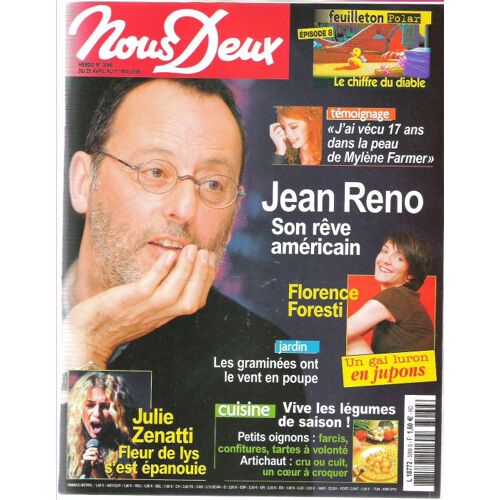 Nous Deux  N° 3069 : Jean Reno, Son Rêve Américain