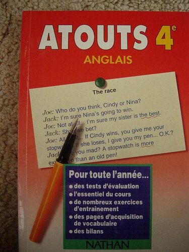 Anglais 4e