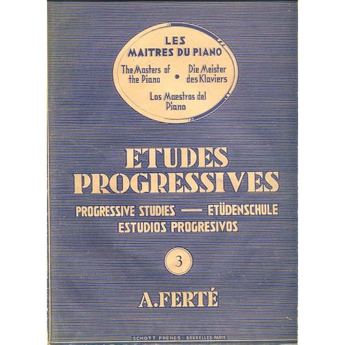 A. Ferte - Les Maîtres Du Piano N° 3 - Etudes Progressives
